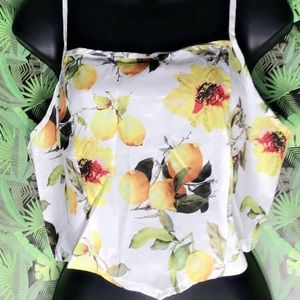 Lemon crop top